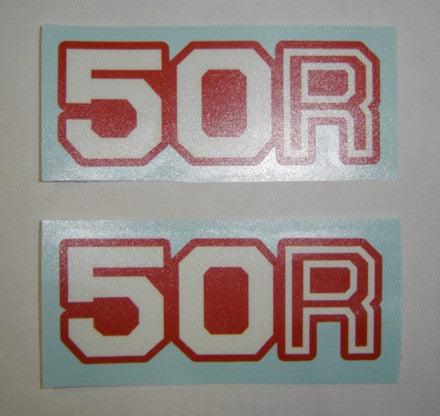 Decal Set Number Plate Honda Z50R 1981-hondanuts-Z50-CT70-QA50-SL70-XR75-parts-NOS-OEM-Honda