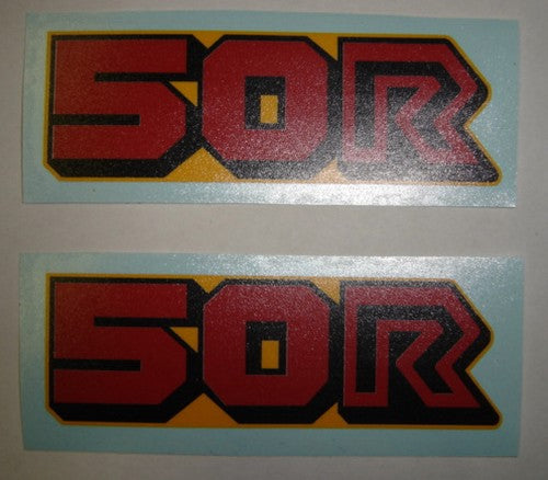 Decal Set Number Plate Honda Z50R 1984-hondanuts-Z50-CT70-QA50-SL70-XR75-parts-NOS-OEM-Honda