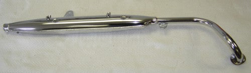 (08) Muffler Chrome Honda CT70K0 CT70K0H OEM-hondanuts-Z50-CT70-QA50-SL70-XR75-parts-NOS-OEM-Honda
