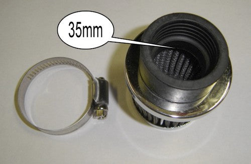 Air Filter Universal Assembly 28mm or 35mm-hondanuts-Z50-CT70-QA50-SL70-XR75-parts-NOS-OEM-Honda