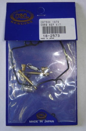 Carburetor Rebuild Kit Honda CB750K 1979  K&L-hondanuts-Z50-CT70-QA50-SL70-XR75-parts-NOS-OEM-Honda
