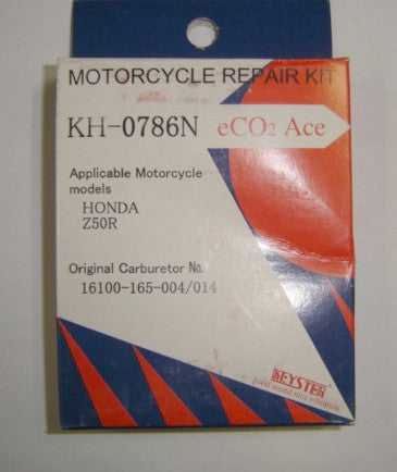 Carburetor Rebuild Kit Honda Z50R 1979-81 Keyster-hondanuts-Z50-CT70-QA50-SL70-XR75-parts-NOS-OEM-Honda