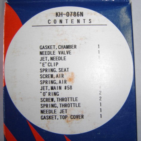 Carburetor Rebuild Kit Honda Z50R 1979-81 Keyster-hondanuts-Z50-CT70-QA50-SL70-XR75-parts-NOS-OEM-Honda