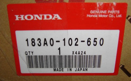 Muffler Black Honda CT90K2-1979 OEM-hondanuts-Z50-CT70-QA50-SL70-XR75-parts-NOS-OEM-Honda