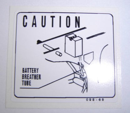 (15) Decal Battery Vent Honda CT70K1-1979-hondanuts-Z50-CT70-QA50-SL70-XR75-parts-NOS-OEM-Honda