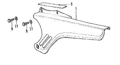 Decal Tire Pressure Specs Honda CT70K0-1979-hondanuts-Z50-CT70-QA50-SL70-XR75-parts-NOS-OEM-Honda
