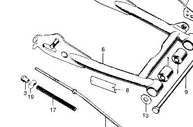 (08) Decal Muffler Warning Honda Z50K3-1978-hondanuts-Z50-CT70-QA50-SL70-XR75-parts-NOS-OEM-Honda