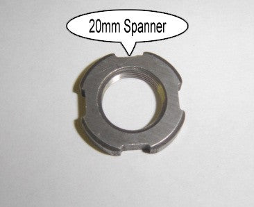 (25) Clutch Nut Honda Z50K0-K6 S65 CA100 OEM-hondanuts-Z50-CT70-QA50-SL70-XR75-parts-NOS-OEM-Honda