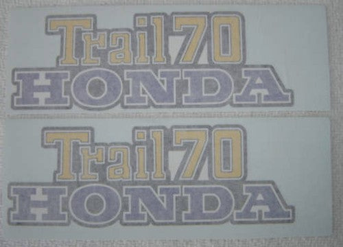 (11H/12H) Decal Set Honda CT70 1976 Main Frame-hondanuts-Z50-CT70-QA50-SL70-XR75-parts-NOS-OEM-Honda