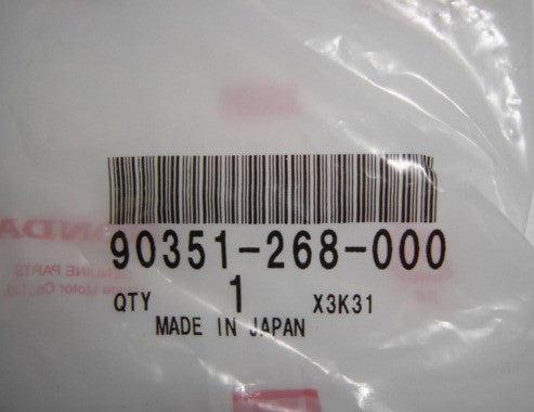(09) Lock Nut Swingarm Bolt Honda Z50K3-78 Z50R CT70 OEM-hondanuts-Z50-CT70-QA50-SL70-XR75-parts-NOS-OEM-Honda