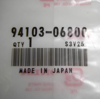 (16) Fender Washer 6mm Honda Z50 CT70 OEM-hondanuts-Z50-CT70-QA50-SL70-XR75-parts-NOS-OEM-Honda