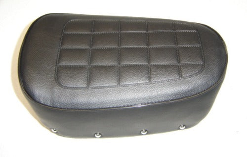 (09A) Seat Z50K3-78 Reproduction Embossed Logo-hondanuts-Z50-CT70-QA50-SL70-XR75-parts-NOS-OEM-Honda