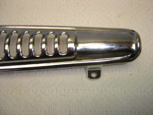 (11) Muffler Heat Shield Chrome Exhaust Honda CT70K0 CT70K0H-hondanuts-Z50-CT70-QA50-SL70-XR75-parts-NOS-OEM-Honda