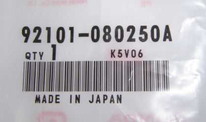 Hex Bolt 8 x 25mm Honda OEM-hondanuts-Z50-CT70-QA50-SL70-XR75-parts-NOS-OEM-Honda