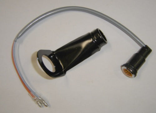 (05) Turn Signal Indicator Light w/ Black Bracket Honda CT70 K3-78-hondanuts-Z50-CT70-QA50-SL70-XR75-parts-NOS-OEM-Honda