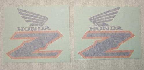 Decal Set Honda Z50R 1991 Minitrail Gas Tank-hondanuts-Z50-CT70-QA50-SL70-XR75-parts-NOS-OEM-Honda