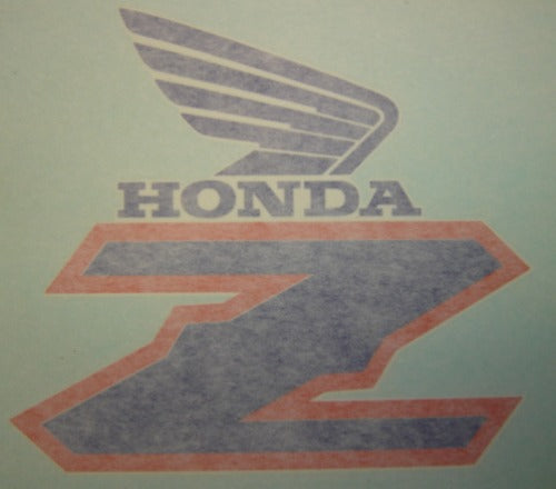 Decal Set Honda Z50R 1991 Minitrail Gas Tank-hondanuts-Z50-CT70-QA50-SL70-XR75-parts-NOS-OEM-Honda