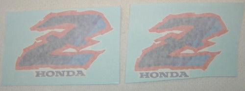 Decal Set Honda Z50R 1992 Minitrail Gas Tank-hondanuts-Z50-CT70-QA50-SL70-XR75-parts-NOS-OEM-Honda
