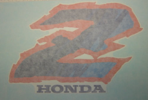 Decal Set Honda Z50R 1992 Minitrail Gas Tank-hondanuts-Z50-CT70-QA50-SL70-XR75-parts-NOS-OEM-Honda
