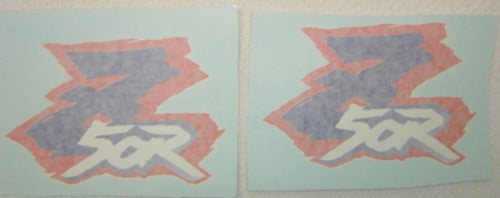 Decal Set Honda Z50R 1993 Minitrail Gas Tank-hondanuts-Z50-CT70-QA50-SL70-XR75-parts-NOS-OEM-Honda