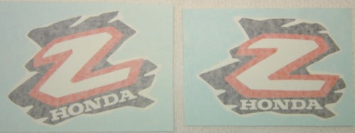 Decal Set Honda Z50R 1996 Minitrail Gas Tank-hondanuts-Z50-CT70-QA50-SL70-XR75-parts-NOS-OEM-Honda