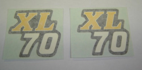 Side Cover Decal Set Honda XL70 1976-hondanuts-Z50-CT70-QA50-SL70-XR75-parts-NOS-OEM-Honda