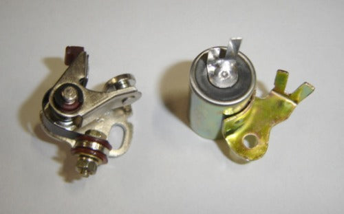 (02B/04B) Ignition Point and Condenser K&S Honda Z50 CT70 3 speed-hondanuts-Z50-CT70-QA50-SL70-XR75-parts-NOS-OEM-Honda