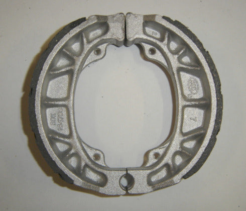 (13) Brake Shoe Set Honda Z50 CT70 QA50 SL70-hondanuts-Z50-CT70-QA50-SL70-XR75-parts-NOS-OEM-Honda