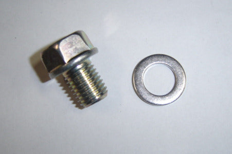 (16A/20A) Drain Bolt & Crush Washer Kit Honda Z50 CT70 QA50 OEM-hondanuts-Z50-CT70-QA50-SL70-XR75-parts-NOS-OEM-Honda