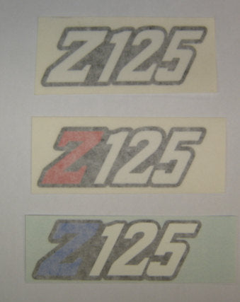 Decal Side Cover New Honda Monkey 125-hondanuts-Z50-CT70-QA50-SL70-XR75-parts-NOS-OEM-Honda