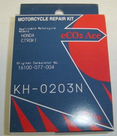 Carburetor Rebuild Kit Honda CT90K1 Early Keyster-hondanuts-Z50-CT70-QA50-SL70-XR75-parts-NOS-OEM-Honda