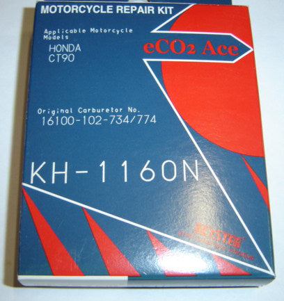 Carburetor Rebuild Kit Honda CT90 1978-79 Keyster-hondanuts-Z50-CT70-QA50-SL70-XR75-parts-NOS-OEM-Honda
