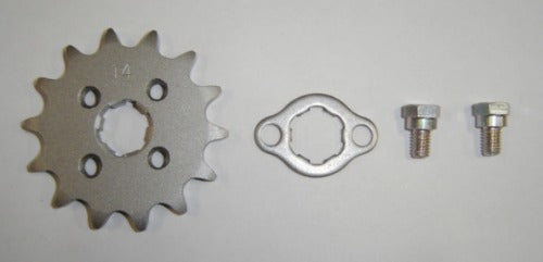Front Drive Sprocket w/ plate and bolts Honda Z50 CT70 SL70-hondanuts-Z50-CT70-QA50-SL70-XR75-parts-NOS-OEM-Honda