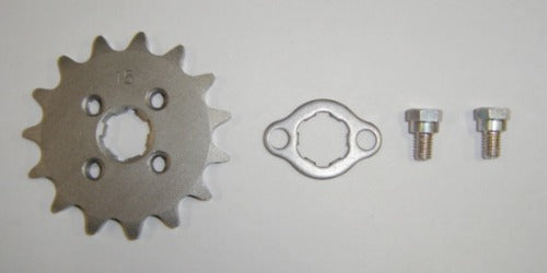 Front Drive Sprocket w/ plate and bolts Honda Z50 CT70 SL70-hondanuts-Z50-CT70-QA50-SL70-XR75-parts-NOS-OEM-Honda