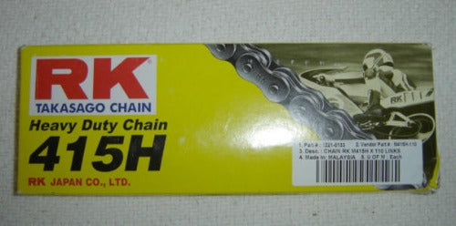 Drive Chain 415H RK Z50K0-hondanuts-Z50-CT70-QA50-SL70-XR75-parts-NOS-OEM-Honda