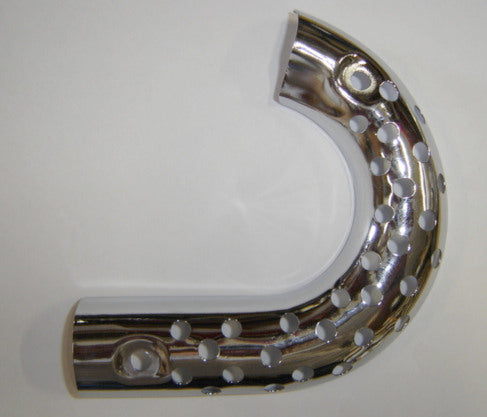 Exhaust Guard Lower Black or Chrome Honda Z50K3-1978-hondanuts-Z50-CT70-QA50-SL70-XR75-parts-NOS-OEM-Honda