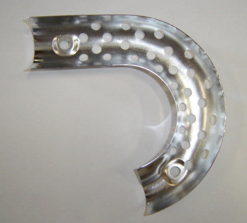 Exhaust Guard Lower Black or Chrome Honda Z50K3-1978-hondanuts-Z50-CT70-QA50-SL70-XR75-parts-NOS-OEM-Honda