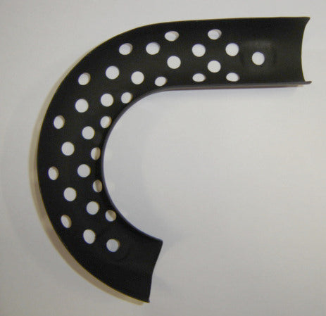Exhaust Guard Lower Black or Chrome Honda Z50K3-1978-hondanuts-Z50-CT70-QA50-SL70-XR75-parts-NOS-OEM-Honda