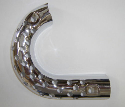 Exhaust Guard Lower Black or Chrome Honda Z50K3-1978-hondanuts-Z50-CT70-QA50-SL70-XR75-parts-NOS-OEM-Honda