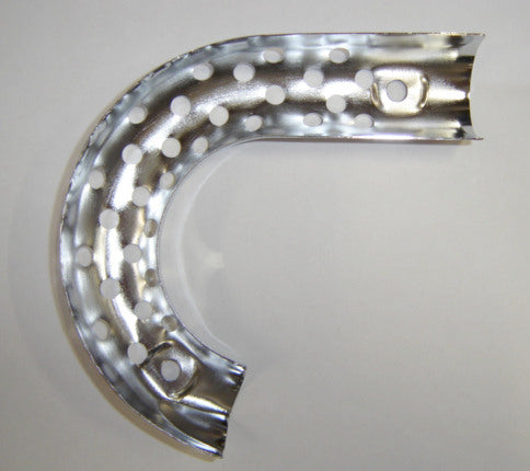 (02/10) Exhaust Guard Lower Black or Chrome Honda Z50K3-1978-hondanuts-Z50-CT70-QA50-SL70-XR75-parts-NOS-OEM-Honda