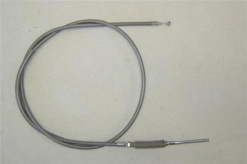 (01B) Honda Z50 K0 Minitrail Reproduction Gray Cable Set Throttle and Brake Cables-hondanuts-Z50-CT70-QA50-SL70-XR75-parts-NOS-OEM-Honda