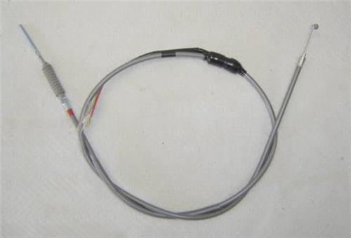 (01C) Honda Z50 K1 Minitrail Reproduction Gray Cable Set Throttle and Brake Cables-hondanuts-Z50-CT70-QA50-SL70-XR75-parts-NOS-OEM-Honda