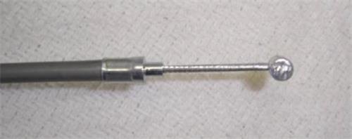 (01C) Honda Z50 K1 Minitrail Reproduction Gray Cable Set Throttle and Brake Cables-hondanuts-Z50-CT70-QA50-SL70-XR75-parts-NOS-OEM-Honda