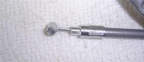 (01D) Honda Z50 K2 Minitrail Reproduction Gray Cable Set Throttle and Brake Cables-hondanuts-Z50-CT70-QA50-SL70-XR75-parts-NOS-OEM-Honda