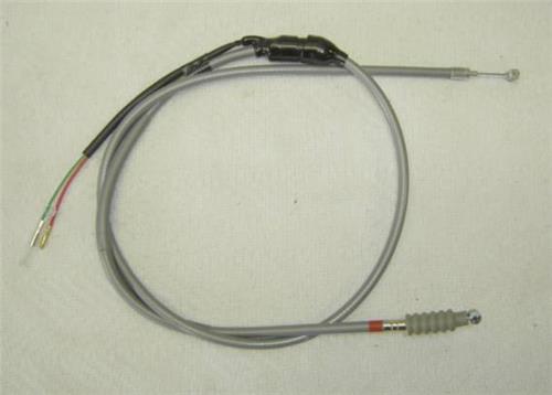 Honda Z50 K2 Minitrail Reproduction Gray Cable Set Throttle and Brake Cables-hondanuts-Z50-CT70-QA50-SL70-XR75-parts-NOS-OEM-Honda