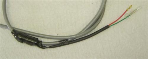 (01D) Honda Z50 K2 Minitrail Reproduction Gray Cable Set Throttle and Brake Cables-hondanuts-Z50-CT70-QA50-SL70-XR75-parts-NOS-OEM-Honda