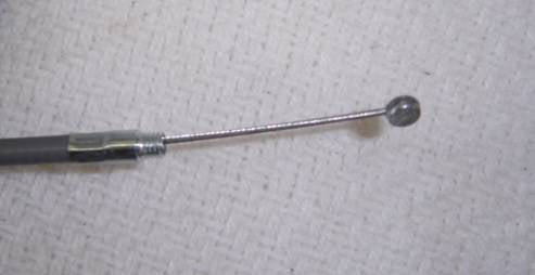 (01A) Honda Z50 K0 K1 K2 Minitral Reproduction Gray Throttle Cable-hondanuts-Z50-CT70-QA50-SL70-XR75-parts-NOS-OEM-Honda