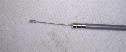 (01A) Honda Z50 K0 K1 K2 Minitral Reproduction Gray Throttle Cable-hondanuts-Z50-CT70-QA50-SL70-XR75-parts-NOS-OEM-Honda
