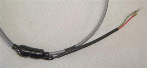 (07B) Honda Z50 K1 K2 Reproduction Gray Front Brake Cable with Switch-hondanuts-Z50-CT70-QA50-SL70-XR75-parts-NOS-OEM-Honda