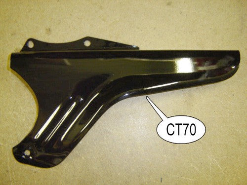 (01) Chain Guard Honda CT70 Black OEM-hondanuts-Z50-CT70-QA50-SL70-XR75-parts-NOS-OEM-Honda